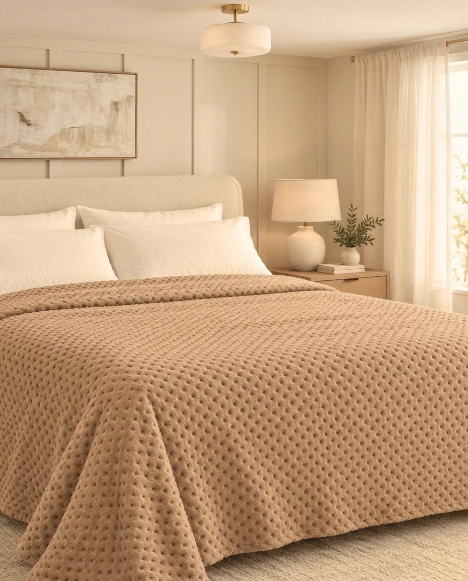 Prekrivač SOFTY 200x200 - Beige Prekrivač SOFTY 200x200 - Beige